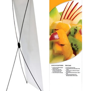 Banner Display Araña Fibra 60x160 Estructura Promocity Negro