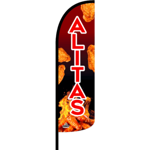Bandera Alitas Fuego