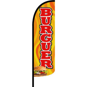 Bandera Burguer Naranja