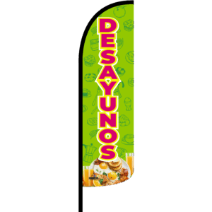 Bandera Desayunos Verde