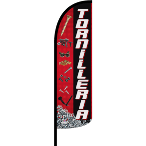 Bandera Tornilleria Roja