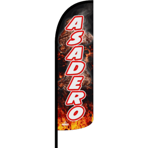 Bandera Asadero Negra