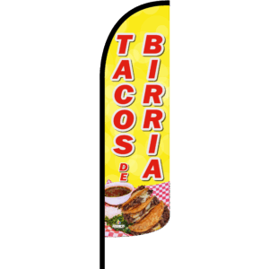 Bandera Tacos de Birria Amarilla
