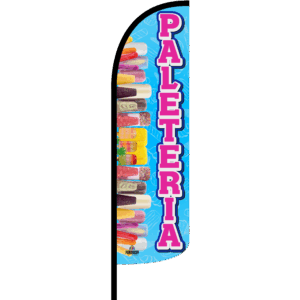 Bandera Paleteria Paletas Azul