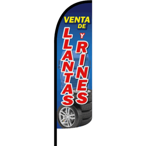 Bandera Venta de Llantas y Rines