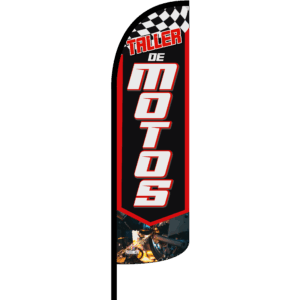 Bandera Taller de Motos Rojinegra