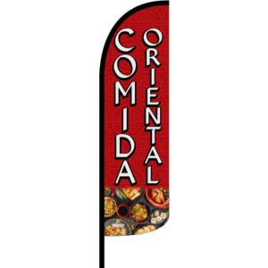 Bandera Comida Oriental