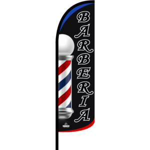 Bandera Barber Negra Caramelo