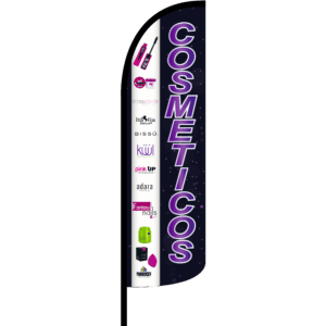 Bandera Cosmeticos Marcas Moradas