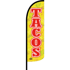 Bandera Tacos Amarilla