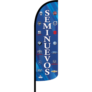 Bandera Seminiuevos Azul