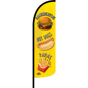 Bandera Hot Dogs Hambuerguesas y Papas