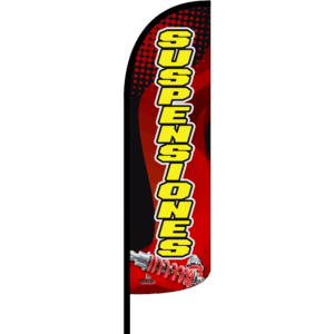 Bandera Suspensiones Rojinegra