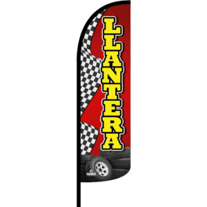 Bandera Llantera Roja