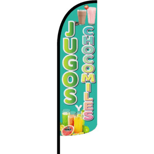 Bandera Jugos y Chocomiles