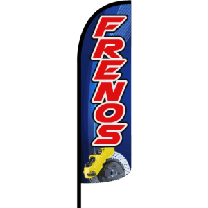 Bandera Frenos Azul