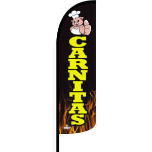 Bandera Carnitas Negro