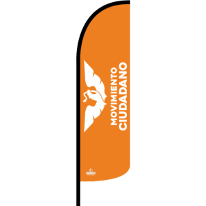 Bandera Movimiento Ciudadano Naranja