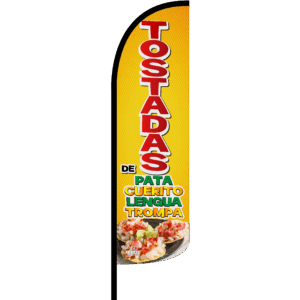 Bandera Tostadas de pata, cuerito, lengua, trompa